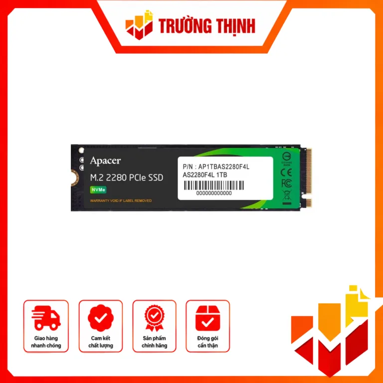 SSD Apacer AS2280F4L 1TB NVMe Gen5x4