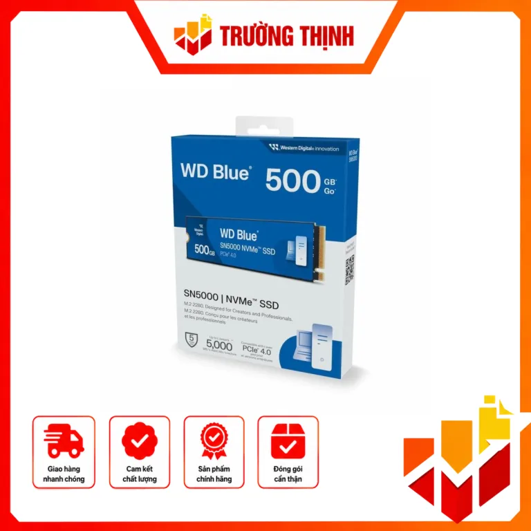 SSD WD Blue SN5000 500G NVMe Gen4x4