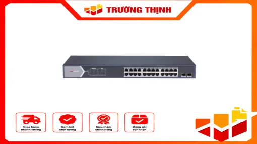 Switch mạng thông minh 24 cổng PoE Gigabit