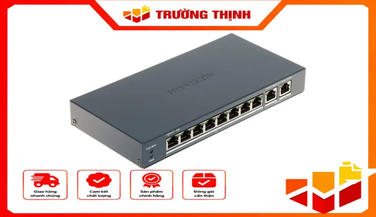 Switch mạng thông minh 8 cổng PoE Gigabit