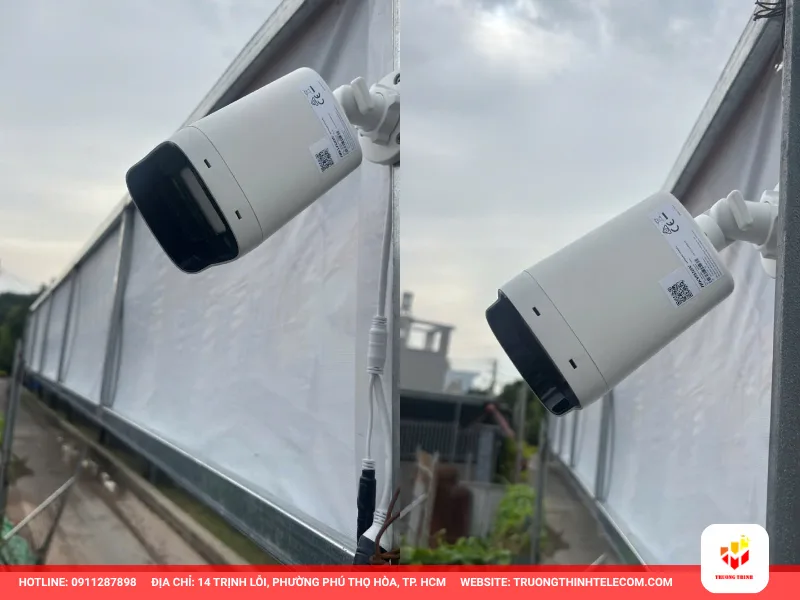 Thi công camera quận Gò Vấp cho khu vực sân vườn