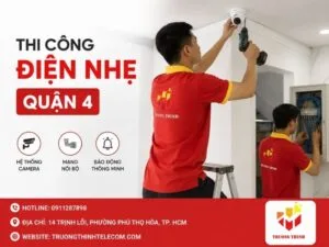 Thi công điện nhẹ Quận 4