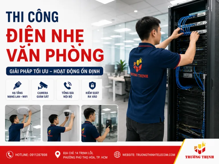 Thi công điện nhẹ văn phòng