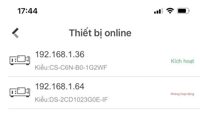 Tìm kiếm thiết bị Online trong mạng