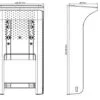 Vỏ che mưa nắng cho máy chấm dông 671 seri DS-KAB671-S