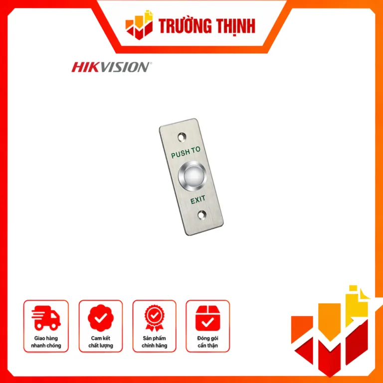 Nút exit : Mặt hợp kim nhôm, Nút bấm thép DS-K7P02