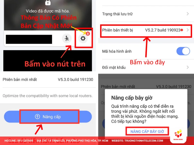 Xử lý lỗi ứng dụng Ezviz và firmware theo mức độ can thiệp