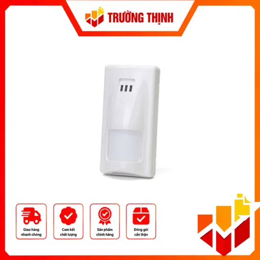 Mắt thần hồng ngoại loại trừ súc vật 45 KG ( lắp trong nhà ) . Loại trừ súc vật dưới 45 KG. Sử dụng công nghệ kép ( Hồng ngoại – PIR và sóng cực ngắn – Microwave ) loại trừ báo động giả do chó, mèo. Góc quét 90°, xa 11m. – RK811D