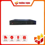 Switch mạng 16 cổng PoE 1000M + 2 cổng uplink 1000M + 2 cổng UPLINK GIGABIT SFP Fiber Port – SN-5116P-FGE