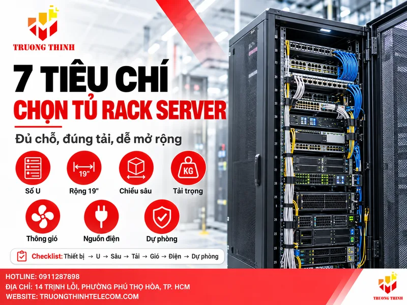 7 tiêu chí quan trọng khi chọn tủ rack server