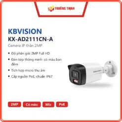 Camera IP 2MP KBVISION KX-AD2111CN-A ánh sáng kép, có mic