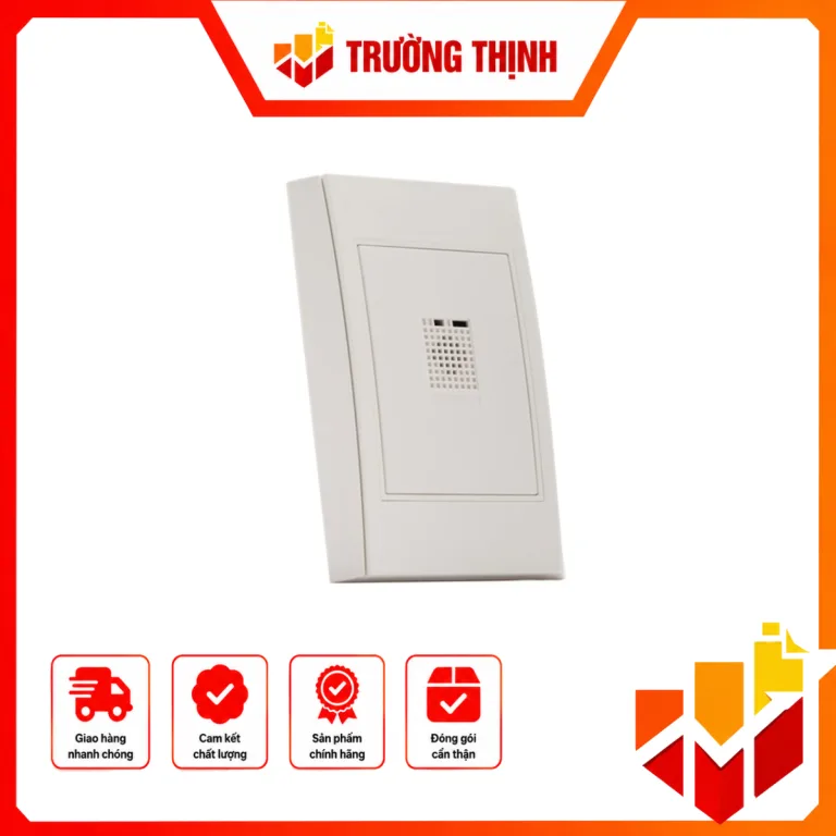 Đầu báo kính vỡ. Phát hiện vỡ của các loại : Kính tấm thông thường, kính cường lực ( kính tôi), kính dán ( kính an toàn). Khoảng cách tối đa 9m. – RG71FM