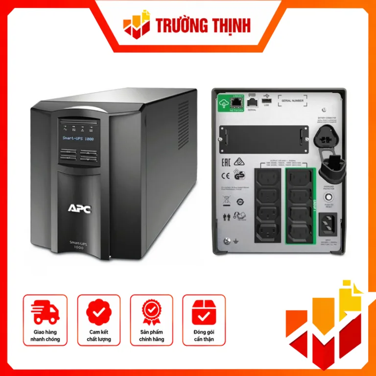 APC Smart-UPS 1000VA LCD 230V with Smart Connect – SMT1000IC