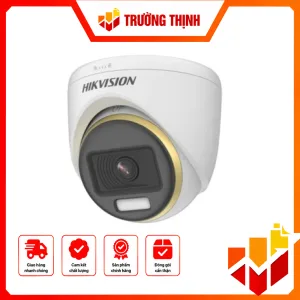 Camera bán cầu có màu ban đêm 2MP (ColorVu) – DS-2CE70DF3T-PF