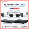 Trọn bộ 4 camera IP 4MP Dahua hồng ngoại TT04-DH-HFW1431TC1-A-VN