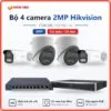 Trọn bộ 4 camera IP 2MP Hikvision có màu ban đêm, có mic TT04-HIK-1T21G2-LIU