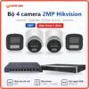 Trọn bộ 4 camera IP 2MP Hikvision đàm thoại 2 chiều TT04-HIK-1T23G2-LIUF/SL