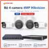 Trọn bộ 4 camera IP 4MP Hikvision có màu ban đêm, có mic TT04-HIK-1T41G2-LIU