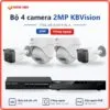 Trọn bộ 4 camera IP 2MP KBVision hồng ngoại TT04-KB-A2011TN-A
