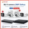 Trọn bộ 8 camera IP 2MP Dahua hồng ngoại TT08-DH-HFW1230TL2-S5