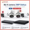 Trọn bộ 8 camera IP 2MP Dahua có màu ban đêm, có mic TT08-DH-HFW1239TL1-A-IL