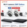 Trọn bộ 8 camera IP 2MP Dahua đàm thoại 2 chiều TT08-DH-HFW1239TL1-PV