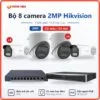 Trọn bộ 8 camera IP 2MP Hikvision có màu ban đêm, có mic TT08-HIK-1T21G2-LIU