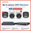 Trọn bộ 8 camera IP 2MP Hikvision đàm thoại 2 chiều TT08-HIK-1T23G2-LIUF/SL