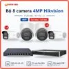 Trọn bộ 8 camera IP 4MP Hikvision có màu ban đêm, có mic TT08-HIK-1T41G2-LIU
