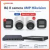 Trọn bộ 8 camera IP 4MP Hikvision đàm thoại 2 chiều TT08-HIK-1T43G2-LIUF/SL