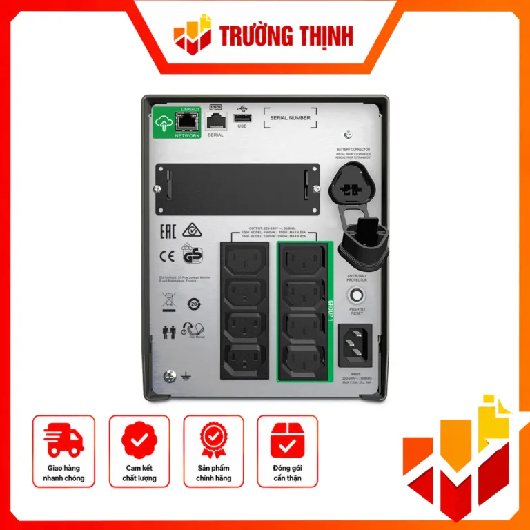 APC Smart-UPS 1500VA LCD 230V with Smart Connect – SMT1500IC