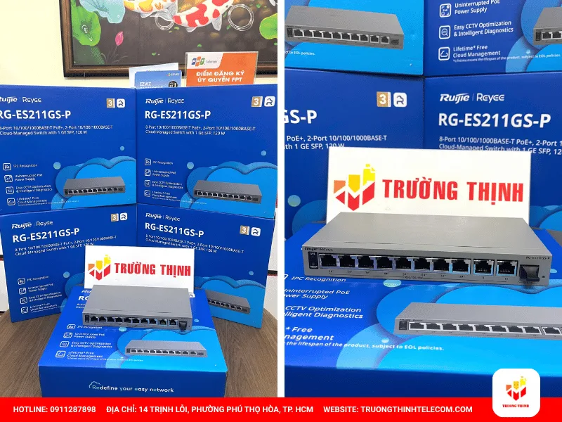 Bộ thiết bị triển khai WiFi đồng bộ