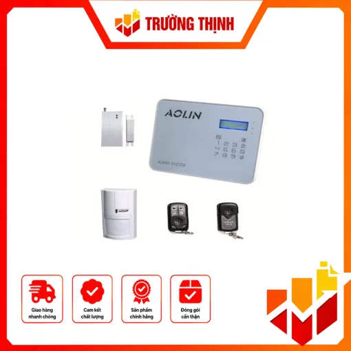 Bộ báo động 80 vùng không dây, 4 vùng có dây -Trọn bộ bao gồm – AL-8088 GSM