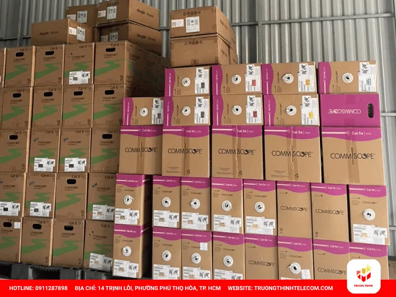 Các loại cáp mạng CommScope được phân phối