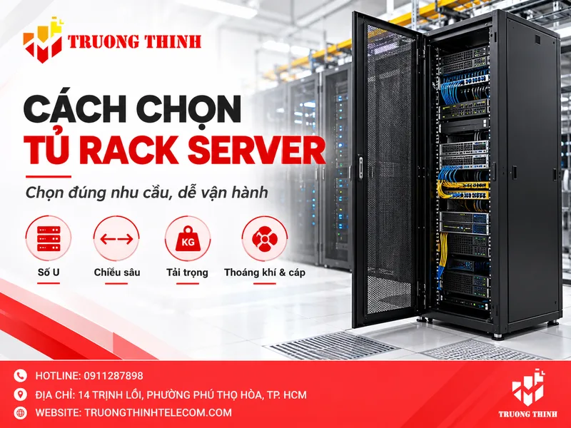 Cách chọn tủ rack server là gì và cần dựa vào những yếu tố nào?