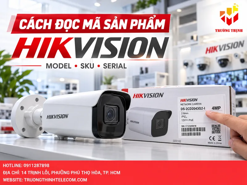 Cách đọc mã sản phẩm Hikvision