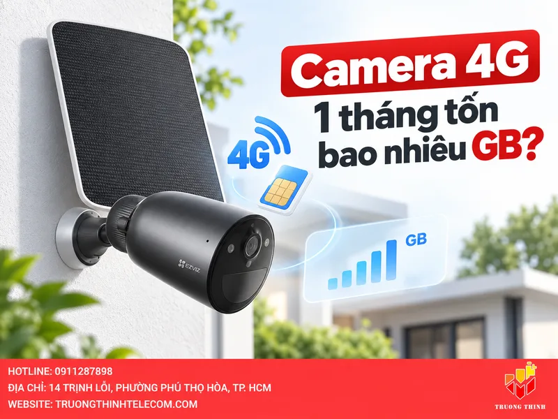 camera 4G một tháng tốn bao nhiêu GB