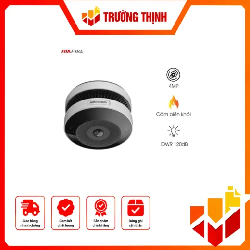 SH490V2 – Camera báo cháy mắt cá IP 4MP tích hợp đầu báo khói , ok 1.0…