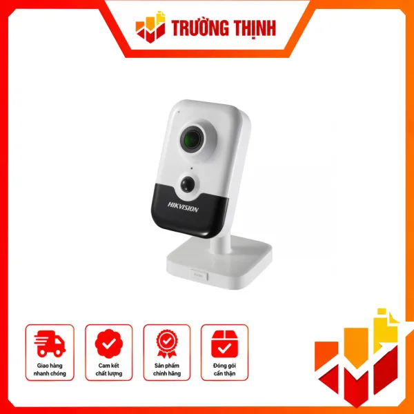 Camera IP dạng Cube 4MP , chuẩn nén H265+ – DS-2CD2443G2-IW (W)