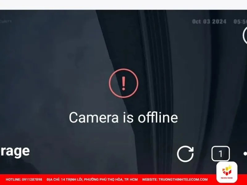 Camera không có Internet ổn định