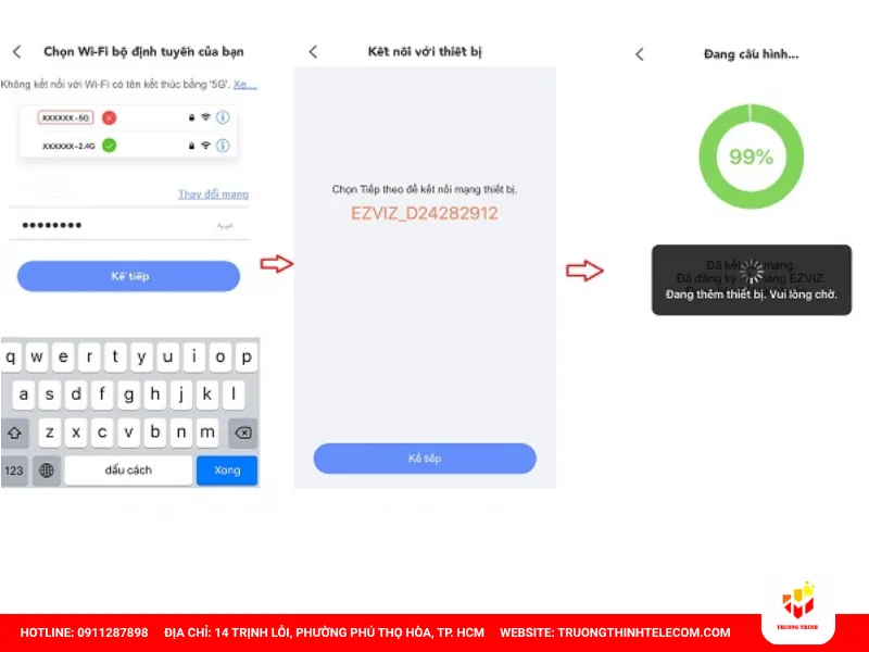 Chọn đúng tên Wi-Fi nhà bạn