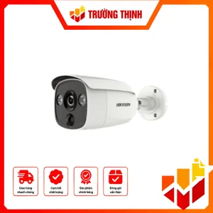 Camera HDTVI trụ 2MP – tích hợp cảm biến PIR + đèn – DS-2CE12D8T-PIRL