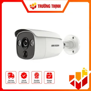 Camera HDTVI thân trụ 5MP – tích hợp cảm biến PIR + đèn – DS-2CE12H0T-PIRL