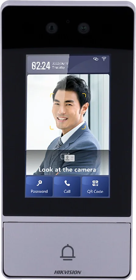 Nút bấm IP cổng tích hợp nhận diện khuôn mặt