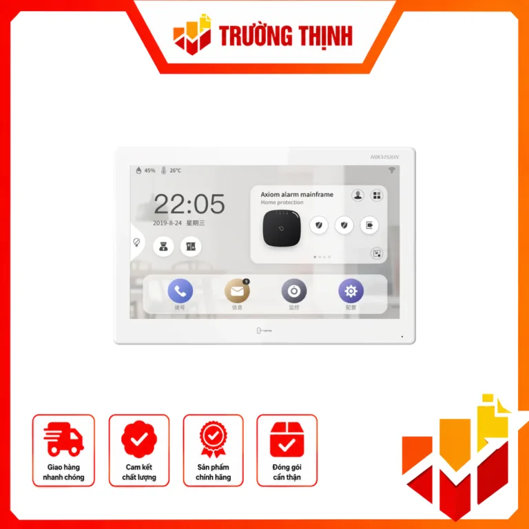Màn hình căn hộ thông minh cao cấp chạy Androi – DS-KH9510-WTE1 SH-KH9512-WTE1