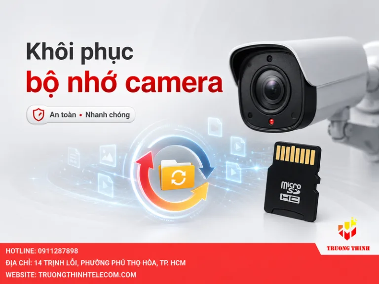 Khôi phục bộ nhớ camera