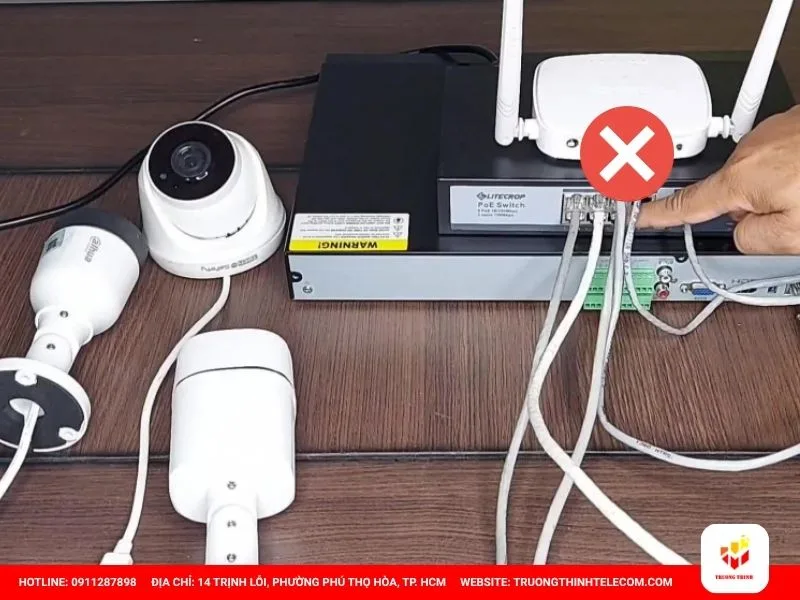 Không xem được camera qua mạng khác là lỗi gì?