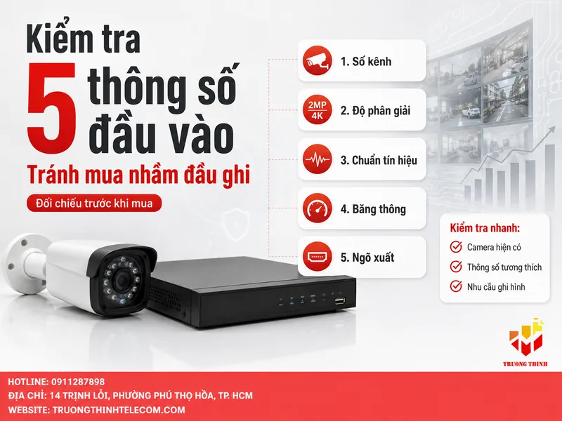 Kiểm tra 5 thông số đầu vào để tránh mua nhầm