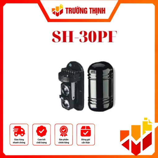 Thiết bị chống leo rào điện tử được lắp đặt trên tường rào, khi có bất kỳ vật thể nào che khuất giữa các thiết bị lập tức hệ thống báo động sẽ được kích hoạt, Bảo vệ an toàn cho căn nhà bạn. 2 tia hồng ngoại thu phát, 30m trong nhà, ngoài trời. 10~30VDC, cao 17cm, 4 kênh tần số – SH-30PF
