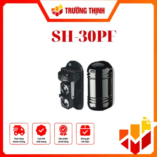 Thiết bị chống leo rào điện tử được lắp đặt trên tường rào, khi có bất kỳ vật thể nào che khuất giữa các thiết bị lập tức hệ thống báo động sẽ được kích hoạt, Bảo vệ an toàn cho căn nhà bạn. 2 tia hồng ngoại thu phát, 30m trong nhà, ngoài trời. 10~30VDC, cao 17cm, 4 kênh tần số – SH-30PF